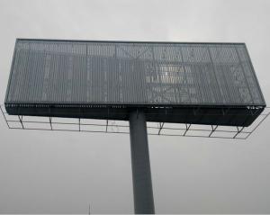 China Advertising pole sign, trivision outdoor billboard, rotating billboard factory