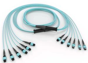 China 12 Cores OM3 Single mode 2.0mm MPO Fiber Cable factory