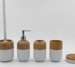 Modern Home Deco Bathroom Items Wooden Bathroom Accessories
