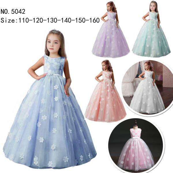girl's princess dress evening dress wear party dress ready goods ready to ship