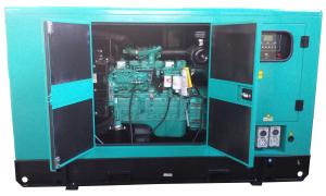 China Prime Power Silent Type Cummins Diesel Genset Three Phase 380-480V 50Hz factory