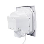 23-65 Plastic Square Bathroom Exhaust Fan Customized 5 Inch 6 Inch Silent