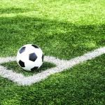 IAAF Artificial Football Grass Soft Feeling 9800 Turfs / Sqm Anti Ultraviolet