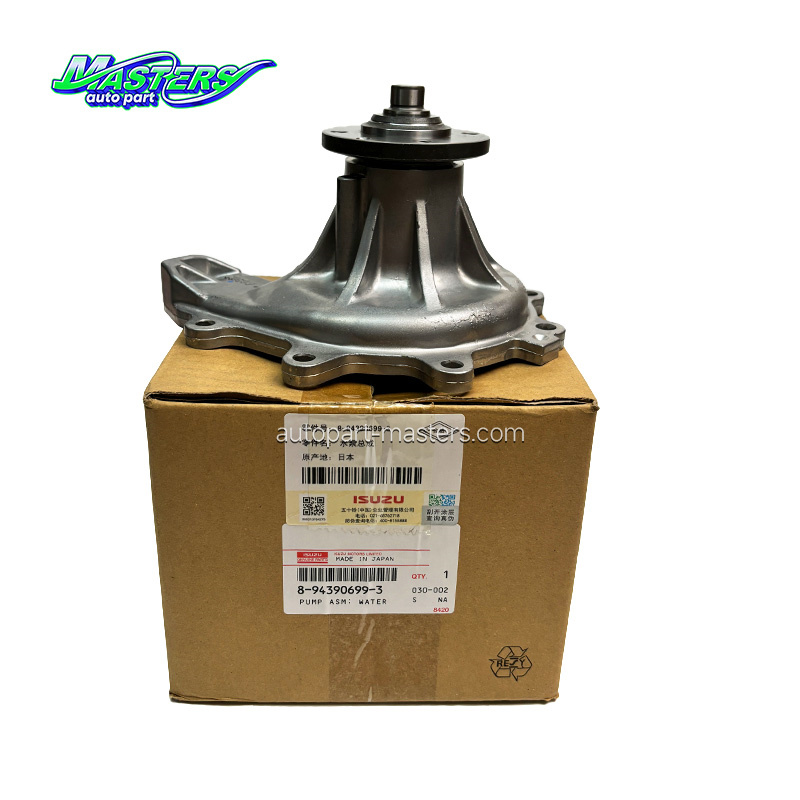 Masters 8-94390699-3 Water Pump 8943906993 for ISUZU 6HL1