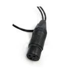60cm Length Red Epic Power Cable XLR 3 Pin Female To Jack 3.5mm