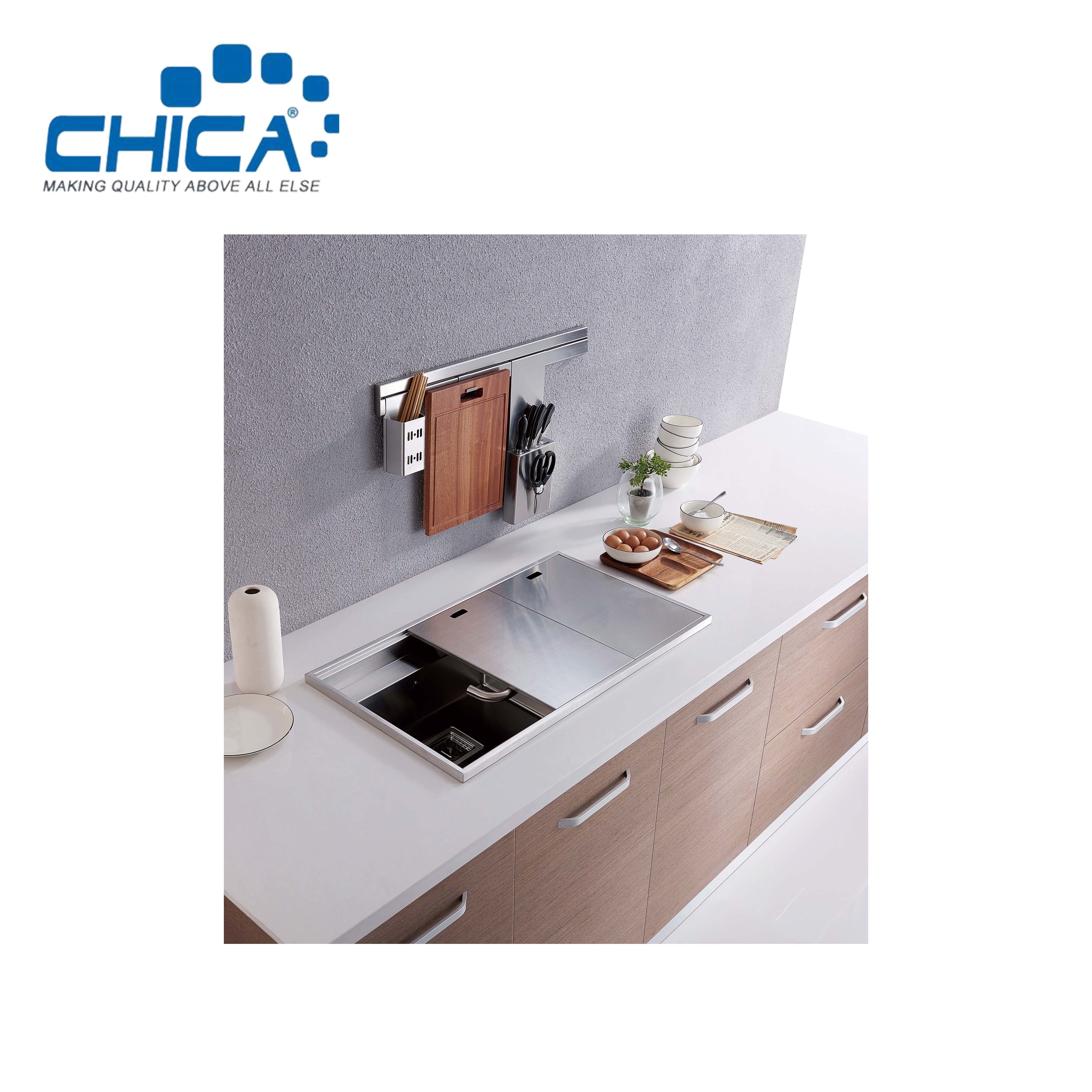 Stainless Steel Kitchen Sink Double Bowl Handmade kitchen Sinks Wish Faucet
