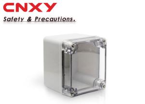 China Square Waterproof Junction Box , Outdoor Electrical Box Enclosure PC Cover factory