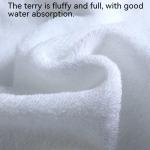 Customized Logo Luxury 5 Star Hotel White 100% Cotton Dobby Face Hand Bath