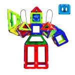 OEM Geometric Magnetic Shapes Childrens Magnetic Building Sets Multi colored 88