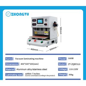 Automatic OCA Vacuum Laminator for Mobile Phone Screen Press with High Fit