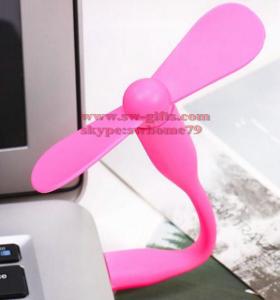 China For Laptop Desktop Computer Portable Flexible Fan Colorful USB Mini Cooling Fan Cooler factory