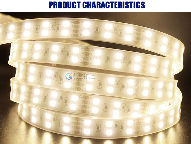 5000mm 600 Led Ribbon Strip 2 Row SMD5050 Rgbw Led Tape