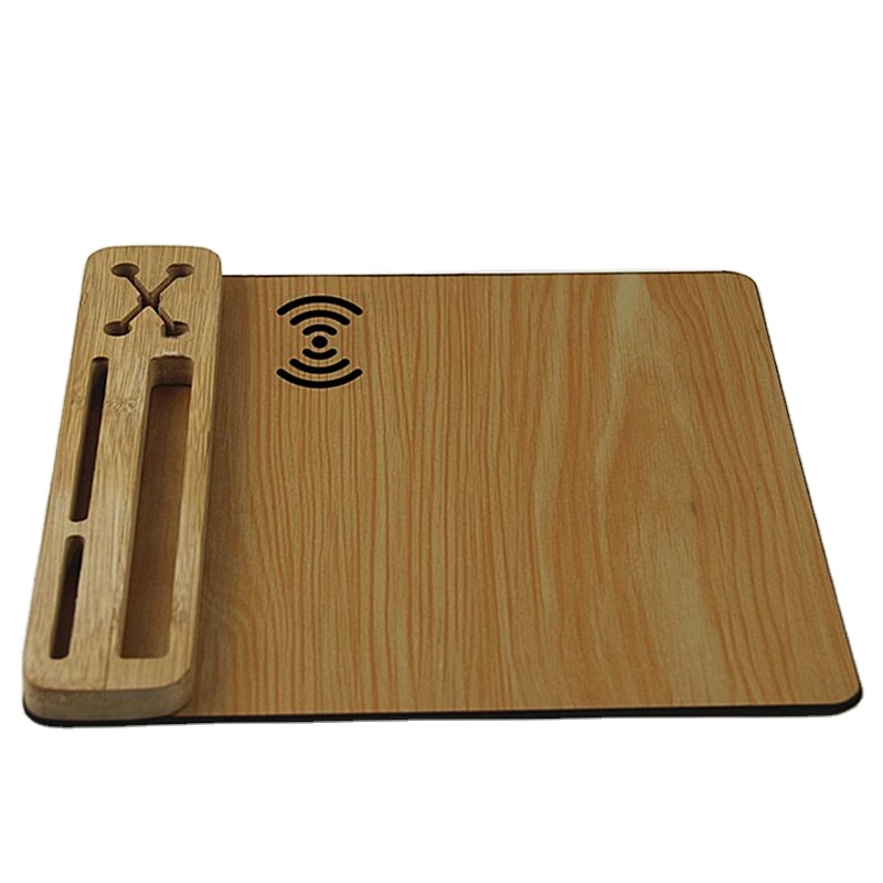 24V Rectangle Wood Mouse Pad , Mildew Proof Wooden Mouse Mat