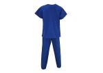 Fashion Navy Short Sleeve Mens Fitted Scrubs , Safety Workwear Clothing Anti