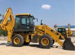 75kw Front Discharge 2500 kg Hydraulic Backhoe Loader