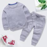 Children'S Outfit Sets Solid Color Sweater Sets Children'S Cotton Two Piece