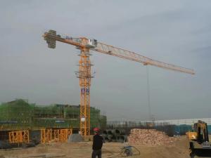 China QTZ125 City Tower Crane 60m Height Load Capacity 10 tons DPD Novorossiysk or CIF Russia factory