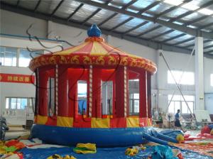 China hot new style promotional rotating inflatable bouncer factory