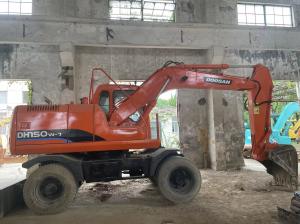 China Smart Control Used Excavator DH150W-7 Doosan Wheel Excavator 2012 Year factory