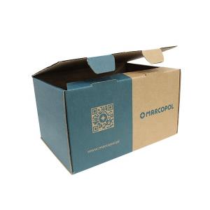 China Custom logo color printing corrugated box packaging performance is stable and foldable factory