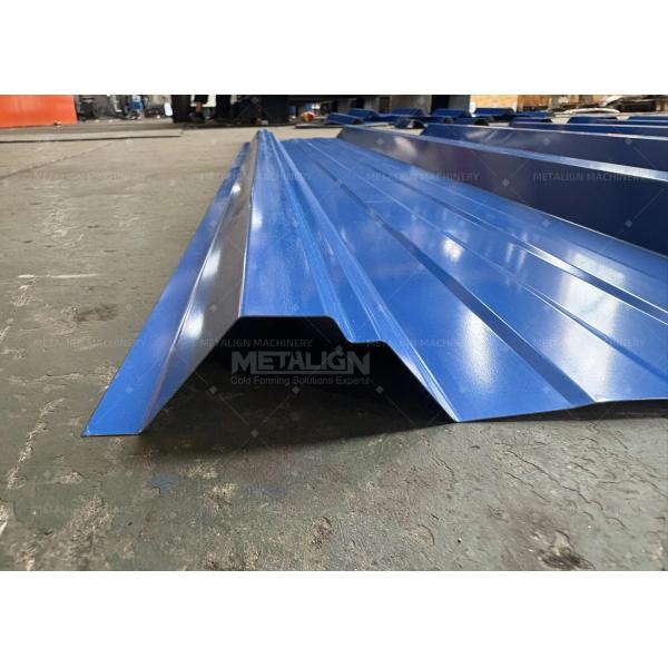 Chain Driven Roofing Roll Forming Machine with 18 Forming Stations and 5.5Kw Motor Power