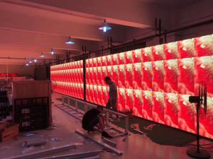 China P4 Outdoor Fixed LED Display Aluminum / Steel Cabinet For Plaza factory