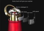 No Leakage Sports Drink Bottle , Hygienic Sports Bottle Crystal Diamond LED