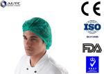 Cloth Surgical Disposable Medical Caps , Surgical Skull Caps Dustproof For Men