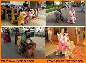 China Electronic Walking Animal Carnival Rides Amusement Park Rides for Kids and Adults factory