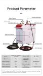 Promotion High Pressure Steam Flushing Cleaner Steam Washing Machine with 72*54