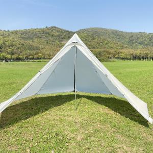 China Classic Design Lightweight Pyramid Tent Wind Resistance Outdoor Camping Tent 210T Fabric factory