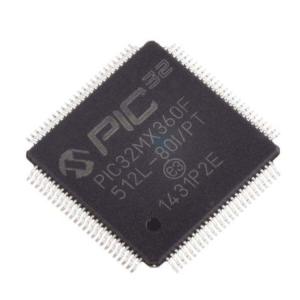China MICROCHIP PIC32MX360F512L-80I/PT 32-bit Microcontrollers Chips Integrated Circuits IC factory