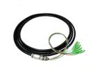 6 Core SC / APC Fiber Optical Pigtail Waterproof , Outdoor SM 9 / 125 G652D