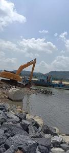 China Komatsu Excavator Long Reach Boom , Excavator Attachments Long Reach Arm factory