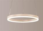 Lighting Area 25m2 Acrylic Aluminum Modern Circular Ring Chandelier
