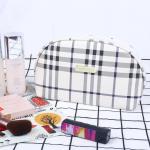 Girls Zipper Closure PU Leather Makeup Toiletry Travel Bags