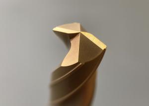 China PVD Coating Solid Cemented Carbide Drill , Twist Drill Bit With Long Life Time factory