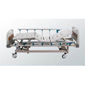 Three Function 3 Crank Manual Hospital Bed Detachable Easy Cleaning