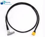12V DC Red Epic Power Cable Male XT60 To LEMO Right Angle Female 6 Pin