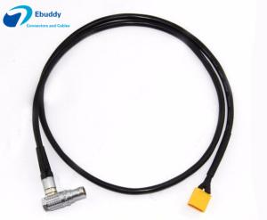 China 12V DC Red Epic Power Cable Male XT60 To LEMO Right Angle Female 6 Pin factory