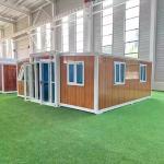 Living Room Expandable Prefab House Three Bedroom Container Home Customized