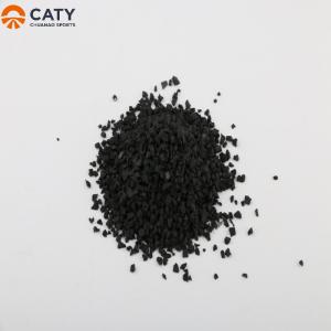 China UV Resistant Black Rubber Crumb , Multiscene Recycled Rubber Granules factory