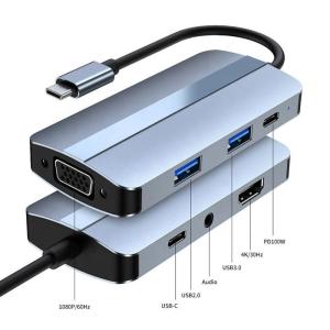 11 In 1 USB-C Hub Type-C To HDMI USB3.0 USB2.0 SD TF Adapter Hub with Card