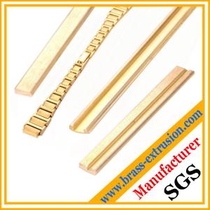 China watch belt brass extrusions profiles sections factory