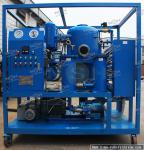 Blue Oil Purification Systems / 380V 50HZ Vacuum Dehydration Unit 800-1600KGS