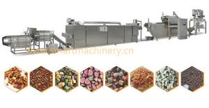 China ISO / CE Dry Dog Food Production Line Siemens PLC &amp; Touch Screen Control factory