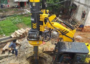 China Engine Excavator Pile Driver Attachment 50kNm Bore Pile Deep Well Drilling Machine factory