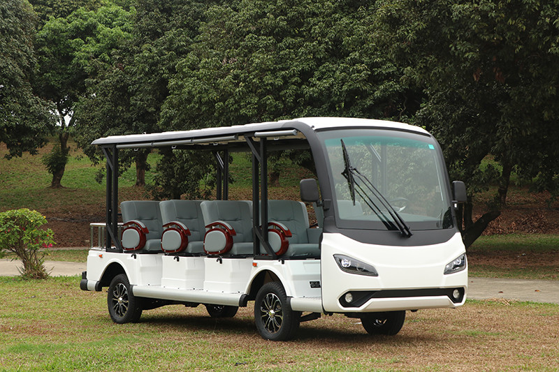EcoGolf Shuttle Bus 8 Passenger With 72V Lithium Ion Battery For Leisure Tours