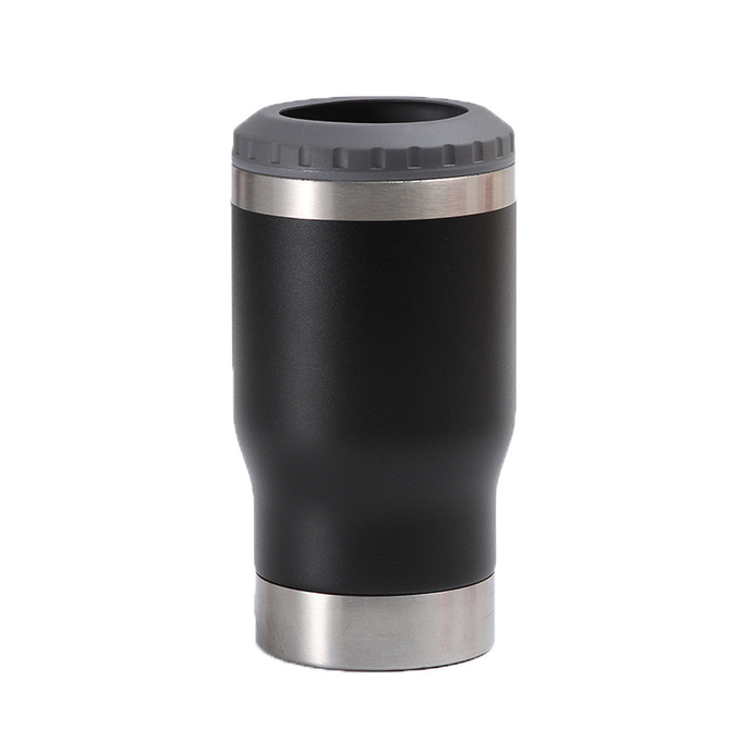 14oz Stainless Steel Beer Mug with Bottle Ppener Outdoor Car Mug Black