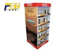 Eye Catching Pallet Display Stands Pyramid Shape Damp Proof For Chain Stores